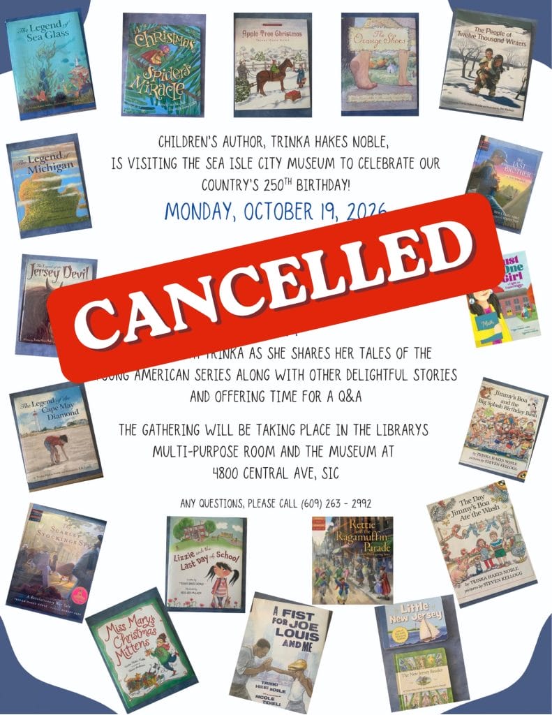 Trinka Hakes Noble Event Cancelled